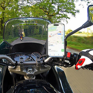 Échantillon <span class=keywords><strong>gratuit</strong></span>, support de téléphone universel pour moto à rotation 360°, noir, support <span class=keywords><strong>GPS</strong></span> pour moto, support de téléphone portable pour vélo, support de vélo - Product Image 4