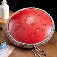 Wholesale Percussion Instrument Handpan Drum 14 Inch Steel Tongue Drum