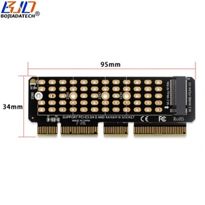 2026 新しい PCI-E 4.0 PCIe 3.0 4X から M.2 M-Key コンバータ アダプタ (2230 2242 2260 2280 M2 NVME SSD 対応) 1U サーバー用 - Product Image 3