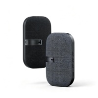 Mini haut-parleur magnétique portable sans fil, audio bidirectionnel, support de téléphone en plastique, stéréo TWS pour 6.0 600mAh