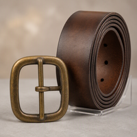 Boucles de ceinture pour hommes d'affaires, logo gravé sur mesure, alliage de zinc, métal résistant à la rouille, anti-rayures, pour ceinture en cuir