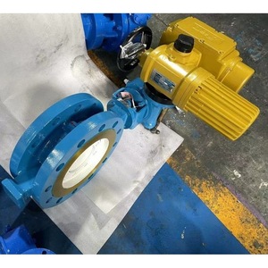 Válvula de Mariposa Eléctrica D942X de 4 Pulgadas DN300, Alta Presión, Cierre Inteligente, Tipo Interruptor - Product Image 1