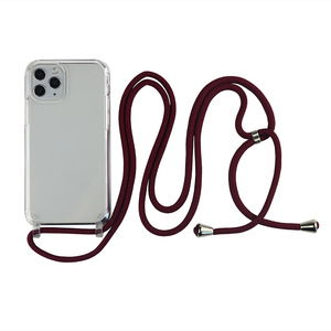 Crossbody Vòng cổ dây dây dây trong suốt trường hợp khó khăn cho <span class=keywords><strong>iPhone</strong></span> 16 15 14 13 12 11 Pro Max XS XR x 8 <span class=keywords><strong>7</strong></span> cộng với 15 rõ ràng mềm Bìa - Product Image 1
