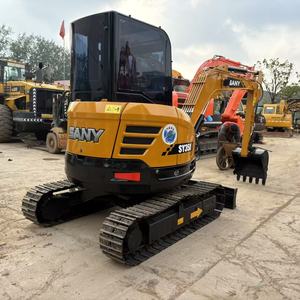 Miniexcavadora Usada de Marca China en Venta, SY35U de 3.5 Toneladas, 3 Toneladas, Casi Nueva, de Segunda Mano, Pequeña Excavadora Usada - Product Image 4