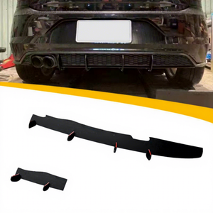 Paraurti Auto di Nuovo e Miglior Design, Diffusore a Lama per Paraurti Posteriore in Plastica e Fibra di Carbonio per VW Volkswagen <span class=keywords><strong>Polo</strong></span> GTI MK6 AW 2019 - Product Image 1