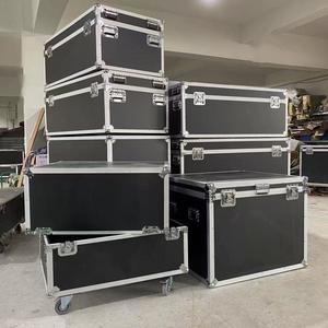 Caja de Almacenamiento Profesional de Alta Resistencia, Caja de Transporte de Aluminio para Equipos de Sonido, Mezclador de Audio, con Ruedas Giratorias - Product Image 2