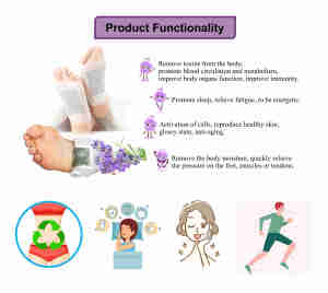 Parches para Pies Revitalizantes Energéticos, Calmantes para el Cuerpo y la Mente, Limpian Profundamente los Pies, Permiten Dormir Tranquilamente Durante Toda la Noche - Product Image 5