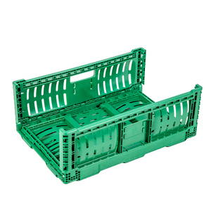 Custom Different Size Folding Vented Plastic Crate