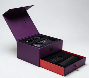 กล่องบรรจุภัณฑ์แว่นตาแบบพกพา ทำจากวัสดุรีไซเคิลรักษ์โลก พิมพ์โลโก้ได้ตามต้องการ หรูหรา แข็งแรง ทนทาน ใช้ซ้ำได้ - Product Image 3