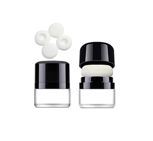 Caja de polvo con espejo para viaje, caja de polvo portátil con esponja De Seta, para base cosmética, colorete - Product Image 2