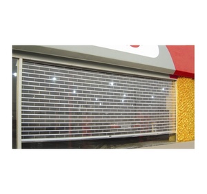 Porta Avvolgibile Automatica in Policarbonato Trasparente con Vista Completa in Alluminio, Porta <span class=keywords><strong>Garage</strong></span> Trasparente - Product Image 2