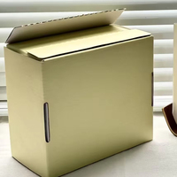 Boîtes d'expédition personnalisées à ouverture facile avec gaufrage, en matériaux recyclés écologiques, design esthétique haut de gamme pour emballage cadeau et artisanat