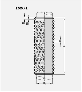 Conjunto de jaula de bolas de plástico de alto rendimiento con ranura para circlip para postes guía - Product Image 2
