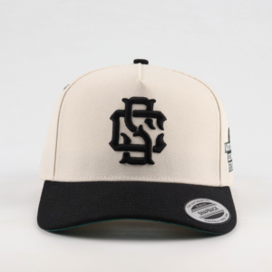 Tùy chỉnh chất lượng tốt màu đen với màu xanh lá cây hai săn chắc 5 Bảng điều chỉnh <span class=keywords><strong>Snapback</strong></span> cong vành sap Nhãn da lộn Mũ bóng chày mũ đen - Product Image 6