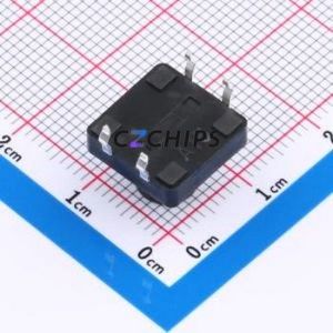 K2-1103DP-K4SW-04 Tactile Switch Through hole-4P,12x12mm Switch Single Pole Single Throw Round Button 2.5N Through Hole - Product Image 2