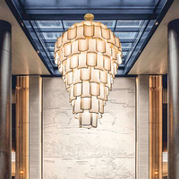 Nouvelle Offre Spéciale villa moderne salon escalier grand lustre hall d'hôtel suspension de luxe