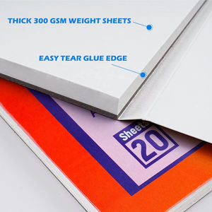 Бумага для рисования, 300 г/кв. М, 100% хлопок, пустая Акварельная бумага, A3 A4 A5, книга для рисования для студентов, художников, квадратная бумага - Product Image 4