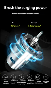 Souffleur électrique sans balais au lithium WU230S.9 20V, souffleur de chantier rechargeable pour dépoussiérage - Product Image 3