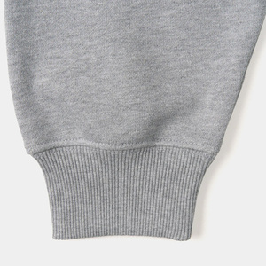 เสื้อฮู้ดดี้ผ้าฝ้ายสีเทาเรียบง่ายสไตล์ Healy แขนยาวสำหรับฤดูใบไม้ร่วง เสื้อสเวตเชิ้ตแบบ unisex พร้อมเชือกผูก ซิปคู่ กันลม - Product Image 3