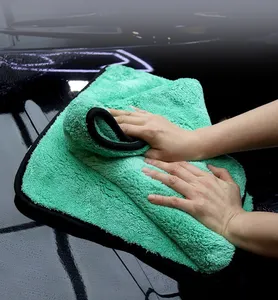 Ultra Pluche Microfiber 1200GSM Schoonmaakdoekje Absorberende Auto Drogen Handdoek