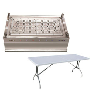 في الهواء الطلق البلاستيك 6 قدم طاولة قابلة للطي ضربة العفن - Product Image 3