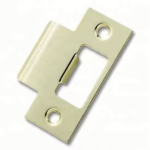 RHETECH personalizado chapado en oro de acero inoxidable latón Aleación de Zinc Placa de huelga cerradura de puerta de alta seguridad Hardware dormitorio al aire libre - Product Image 1