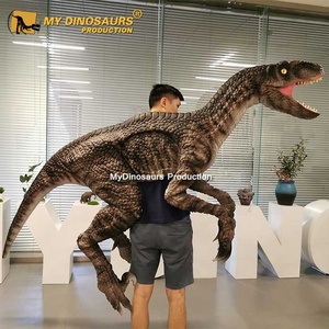 My-dino J24-3 Latex Velociraptor Dinosaure <span class=keywords><strong>Marionnette</strong></span> À Main Rapace - Product Image 2