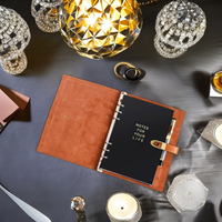 Couverture de carnet A5 en PU personnalisable, magnétique, à feuilles mobiles, pour sublimation, idéale pour agendas, inserts de planificateurs de foi et de bien-être, vente en gros