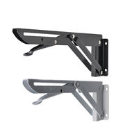 Zuogang edelstahl-Speicherhalter mit verstellbarem Winkel wandmontierte Regalhalterung wandmontierte faltbare Halterung