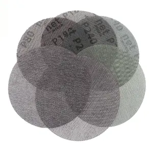 6Inch 150mm Mesh Ceramic Sandpaper Dust Free Sanding Discs 80 to 1000 Grit for Polishing