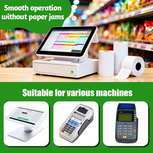 กระดาษความร้อนสีขาวขนาด 80 มม. ทนทาน พิมพ์ลื่นไหล สำหรับเครื่อง POS ร้านค้าปลีกและร้านอาหาร - Product Image 5