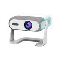 Proyektor Mini Pintar Portabel Sistem Android 14 Terbaru, Native 720p, Wifi 5g, Auto Focus, Keystone