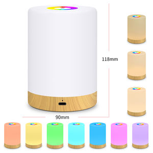 Veilleuses adultes pour chambre type C rechargeable 18650 batterie faible luminosité veilleuse rechargeable pour salon chambre - Product Image 4