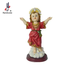 wholesale sublimation Best quality polyresin religious Catholic Divino Nino Statue for Home Decoration