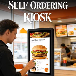 Kiosque de commande automatique pour restaurant, terminal de service <span class=keywords><strong>commercial</strong></span>, McDonald's, KFC, restauration rapide, cuisine de restaurant - Product Image 1