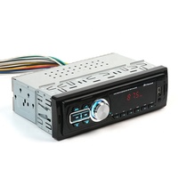 Lecteur MP3 audio de voiture compatible Bluetooth avec panneau LED USB AUX Audi stéréo carte SD et connexion BT Fonction de chargeur de voiture