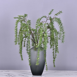 Rama Artificial de Alerce Llorón de 134 cm con Conos, Ramas de <span class=keywords><strong>Pino</strong></span> Falsas para Decoración Rústica Navideña del Hogar - Product Image 2