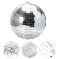 Espejo Decorativo con Forma de Bola de Discoteca, Brillante y Reflectante, para Fiestas, DJ, Baile, Navidad, Hogar, Club, Efecto de Iluminación para Escenarios