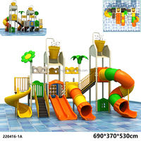 Toboggan en plastique pour parc aquatique, équipement d'amusement extérieur pour enfants, capacité supérieure à 500 kg, utilisation en jardin ou à l'école, modèle KANGYA DC10