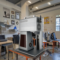 Machine de marquage laser à fibre portable de 2 watts refroidie par air pour matériaux métalliques et non métalliques avec prise en charge DXF/BMP/AI/DST