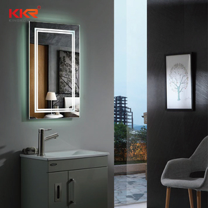 Advertencia táctil gran cuarto de baño de <span class=keywords><strong>luz</strong></span> Led longitud completa <span class=keywords><strong>espejo</strong></span> <span class=keywords><strong>con</strong></span> reloj - Product Image 5