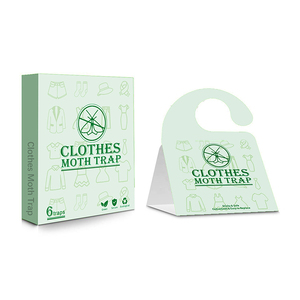 Piège à <span class=keywords><strong>mites</strong></span> sûr non toxique pour les vêtements Tineola Bisselliella matériau en papier solide à base de phéromones attracteur de <span class=keywords><strong>mites</strong></span> de vêtements - Product Image 3