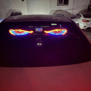 Écran <span class=keywords><strong>LED</strong></span> Devil Eyes, panneau d'affichage, yeux clignotants pour pare-brise de camion, lumière décorative - Product Image 5