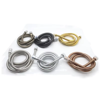 Tuyau de toilette en laiton durable flexible chromé pour les applications de douche et de plomberie d'hôtel avec garantie de 3 ans