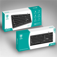 Clavier filaire USB Mi Lang K20 pour bureau professionnel, installation DIY, ordinateur tout-en-un, ordinateur portable, clavier USB