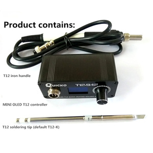 T12-942 OLED MINI station de soudage Numérique électronique de fer à souder DC Version Portable sans alimentation RAPIDO - Product Image 3
