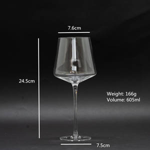 Рука выдувные итальянские стильные хрустальные бокалы для красного вина - Product Image 3