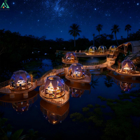 Maison-bulle personnalisable pour observer les étoiles, chambre à ciel étoilé, pod transparent pour glamping, camping de luxe en plein air, exploration de la nature