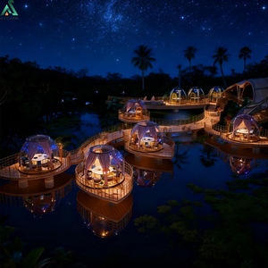 Maison-<span class=keywords><strong>bulle</strong></span> personnalisable pour observer les étoiles, chambre à ciel étoilé, pod transparent pour glamping, camping de luxe en plein air, exploration de la nature - Product Image 2