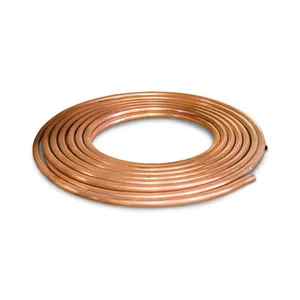 Factory Supply 99.9% Pure Red Insulated Pancake Coil Copper Pipe for Refrigerator